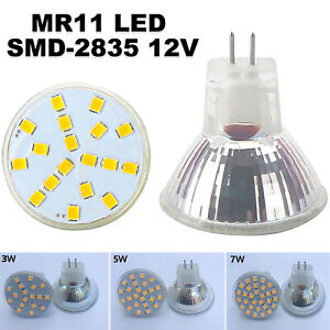 MR11 LED Bulb 3W/5W/7W AC/DC12V-24V  GU4 Spotlight Downlight Warm/Cool White