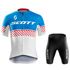 Cycling Jersey Set Quick Dry Bicycle Cycling Set With 20D Gel Pad Summer Anti Uv