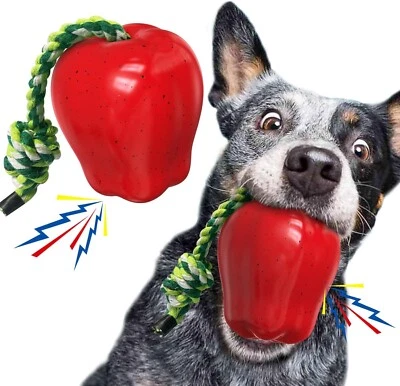 Juguete para chirrido de ejercicio con cuerda para perro para masticadores agresivos medianos/grandes Foto 1 de 4