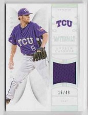 2015 National Treasures Collegiate Materials Silver Andrew Cashner Jersey 16/49