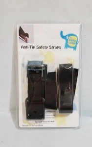 The Baby Lodge Anti Tip Safety Straps for TV & Furniture Wall Anchors New - Picture 1 of 2