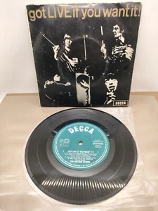 The Rolling Stones ‎– Got Live If You Want It! 7" Aus Press - Picture 1 of 7