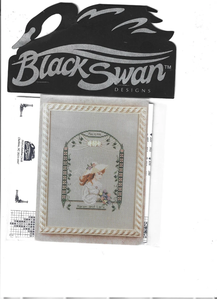 Black Swan Designs Cross Stitch Chart Summer Bride Karen Weaver NIP - Image 1 of 1