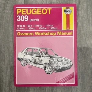Haynes Owners Workshop Manual - Peugeot 309 - Petrol 1986 to 1993 (1266) - Picture 1 of 1