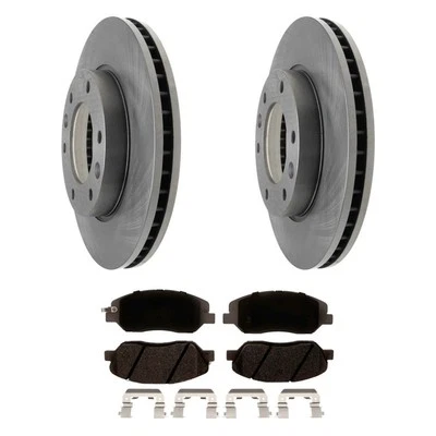 For Kia Sedona 06-14 ACDelco BNDL-31002506 Silver Front Brake Kit w Ceramic Pads Foto 1 de 4