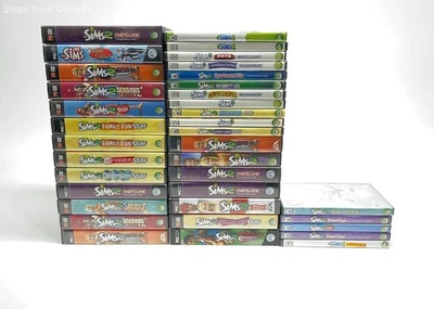 11.7 Lbs. Lot of The Sims PC Games & Expansion Packs - Image 1 of 4