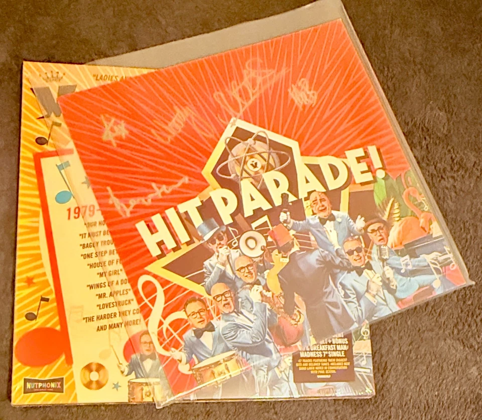 Madness "Hit Parade" 4 x Coloured Vinyl + 7" Single + Signed Print - Image 1 of 4