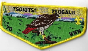 Tsoiotsi Tsogalii Lodge 70 Flap YEL Bdr 1997 Conclave Delegate - Picture 1 of 1