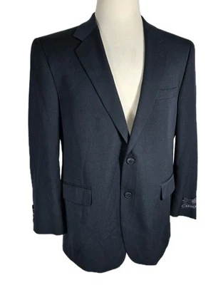 Adolfo Mens 41S Dark Blue Microtech Fabric Sport Coat S21 - Image 1 of 4