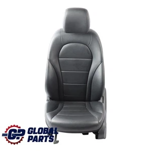 Mercedes W205 Front Seat Left N/S Heated Interior Imitation Leather Black - Picture 1 of 12
