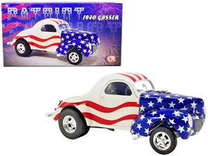 1940 Willys Gasser "Patriot" American Flag 1:64 Diecast Car - Limited Edition 30 - Bild 1 von 5