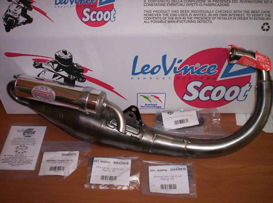 MARMITTA ESPANSIONE LEOVINCE TT MINARELLI VERTICALE YAMAHA 50 BWS 2004