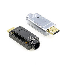 Nowe metalowe etui DIY HDMI Adapter Sygnały Terminal Wybicie Metalowa pokrywa