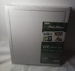 Pioneer Photo Album 100 Magnetic Pages Refillable 3- Ring Fast Stick Pages New - Picture 1 of 8