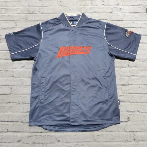 Vintage Charlotte Bobcats Basketball Warmup Jersey Authentic Sewn Nike Cover