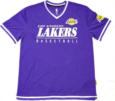 Camiseta deportiva de entrenamiento de tiro LA Lakers para hombre pequeña NBA UNK púrpura Los Ángeles Foto 1 de 4
