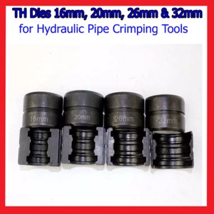 Troqueles TH para herramientas de prensado de tuberías hidráulicas Tubos PEX con tamaños 16,20,26,32 mm A9 - Imagen 1 de 4