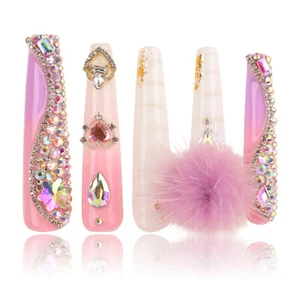 KnowU Silicone Hand Removable Wearable Nails Practice Nail Fine Package 10pcs - Picture 1 of 23