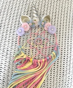 Unicorn Hair Accessory Wall Decor Dreamcatcher - Picture 1 of 3