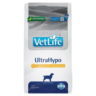 Vet Life Ultrahypo Dog 2kg Trockenfutter Hunde Nahrungsmittelallergien Durchfall - Bild 1 von 2