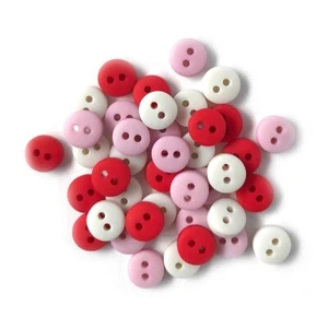 Tiny Sweetheart 1357 - Buttons Galore - 2 Hole Sew Through - Craft Scrap Sewing - Picture 1 of 2