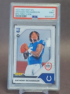 2023 Panini Instant Anthony Richardson RPS First Look 1 Of 1911 PSA 9 MINT Slab  - Image 1 of 3
