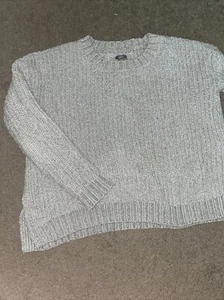 Aerie Women’s Cable Mock Neck Sweater Chunky Pullover Size Small - Picture 1 of 10