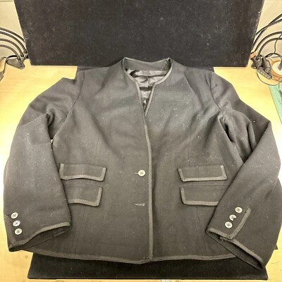 Forstmann Styled By Central Park Womens Vintage Black Wool Jacket - Image 1 of 4