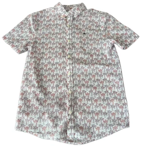 Camicia Vineyard Vines ragazzo 12-14(M) manica corta con bottoni palme - Foto 1 di 4