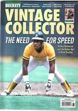 BECKETT VINTAGE CARD PRICE GUIDE NOVEMBER 2023 RICKEY HENDERSON COVER MINT