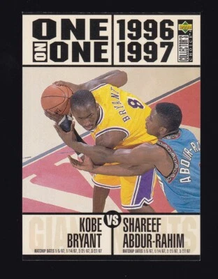 1996-97 Collectors Choice RC Kobe Bryant Shareef Abdur-Rahim #381 Lakers - Image 1 of 2