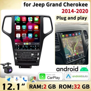 Android 12 Car Radio GPS Navi carplay Stereo For 2014-2020 Jeep Grand Cherokee - Picture 1 of 17