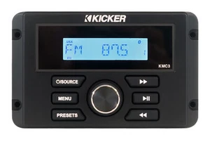 Kicker KMC3 Marine Digital Media Gauge Receiver w/Bluetooth/USB For Boat/ATV/UTV - Picture 1 of 7