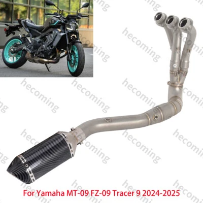 Tubo de escape MT09 antideslizante para Yamaha MT-09 FZ09 Tracer 9 2024 2025 con DB Killer Foto 1 de 4