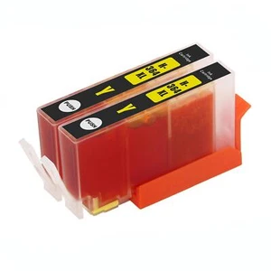 2 Jaune Cartouches d'encre pour HP Photosmart Fax C309a C309c C410b C310a C09n - Photo 1/6