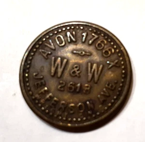 (Pgasteelers1) W&W Avon 1766W [- 2613 Jefferson Ave.. Saloon? von Wright.Cin.O. - Bild 1 von 3
