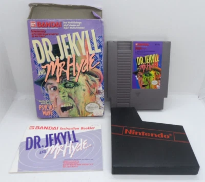 Complete in Box ~ Dr. Jekyll and Mr. Hyde (Nintendo Entertainment, 1989) CIB NES - Image 1 of 4