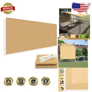10x12 FT Outdoor Shade Tarp with Strong Grommets - UV and Sun Protection - Picture 1 of 9