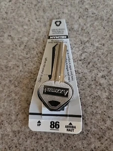 Llave en blanco Hillman 87557 #86 tradicional de una cara  - Imagen 1 de 2