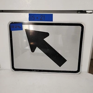 Street Traffic Road Sign 90 Degree Intersection Arrows 21"X 15" 12-276 - Picture 1 of 2