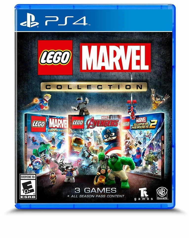 LEGO Marvel Collection (SuperHeroes 1& 2 + Avengers) PS4 Playstation 4 Brand New - image 1 of 1