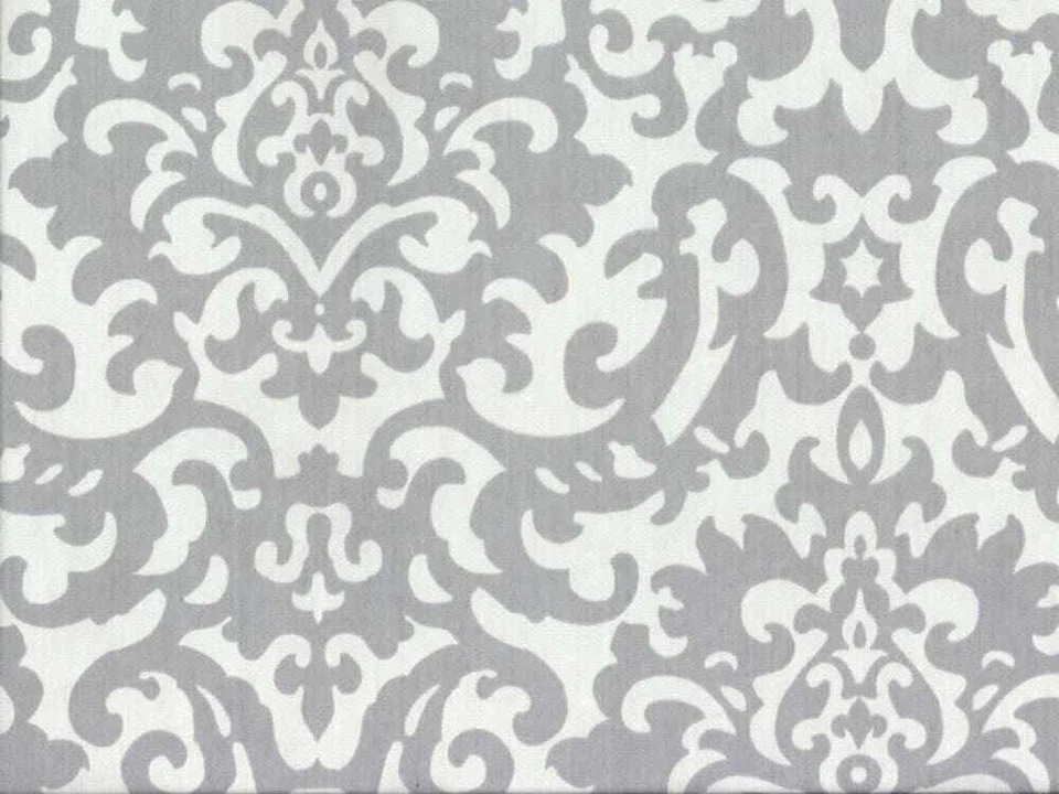 3"x6" Samples - Chintz Paisley and Scroll Design on Off-White - 2 Colors  - Image 1 of 1