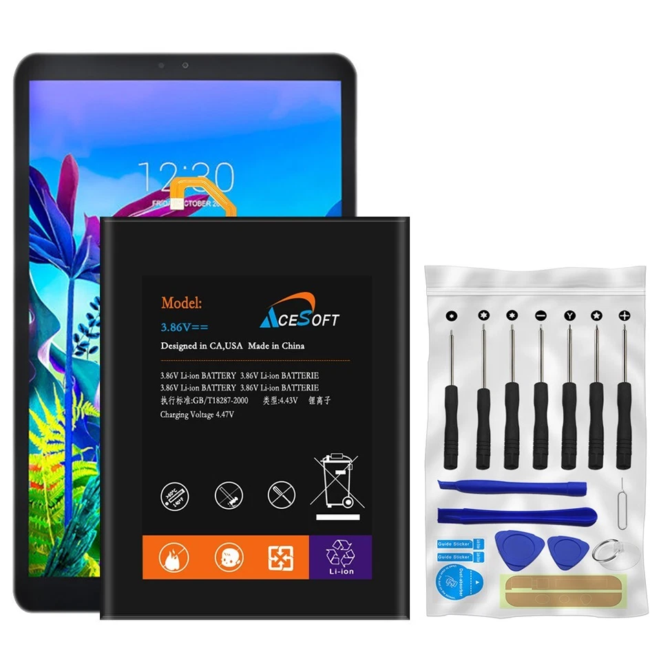 Juego de herramientas de destornillador a batería estándar 8300 mAh para LG G Pad 5 10.1 FHD LM-T600QS Foto 1 de 1