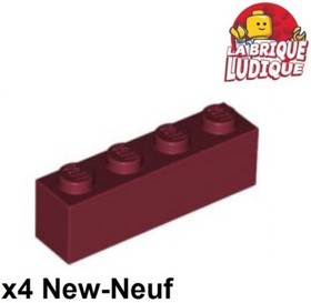 Lego 4X Brick 1X4 Dark Red 3010 New