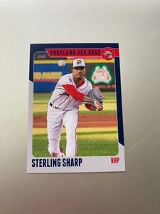 Sterling Sharp 2023 Portland Sea Dogs Team Card Red Sox - Picture 1 of 1