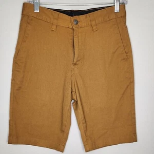 Volcom Vmonty Men's Stretch Shorts Size 28 (A09117V3) golden brown - Picture 1 of 11