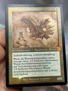 GERMAN Schematic Foil 🔥Wurmcoil Engine 🔥 Wurmspiralmaschine 🔥 NM Mtg (985) - Picture 1 of 6