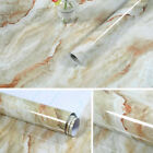 5m Self Adhesive PVC Wrap Film Kitchen Worktops Countertop Marble Wallpaper