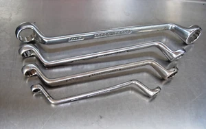 4 x Vintage GORDON Whitworth BS Ring Spanners 1/8" to 1/2" BSW - Picture 1 of 2