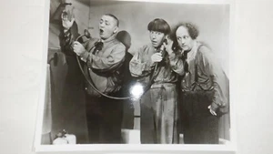 THREE STOOGES Glossy 8x10 Photo B ON THE TELEPHONE 3 - Picture 1 of 1